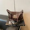 Bolso Pequeño para Mujer 2026 Nuevo Bolso de Hombro Versátil con Hebilla de Cinturón, Bolso de Hombro Retro a la Moda, Bolso de Mano Sencillo para Mujer, Moderno