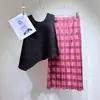 Falda Exquisita de Alta Gama Miyake con Diseño Artístico de Pliegues y Estampado, Cintura Elástica, Falda Recta Suelta para Mujer en Verano