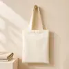 Bolsa tote de fita com logo de evento corporativo personalizado, bolsa de lona grande capacidade com estampa corporativa para compras, bolsa tote de mão