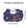 Nuevo Fun-e 1,08 millones de pegatinas autoadhesivas para decoración de pared de dormitorio con diseño de calabaza y murciélago de Halloween