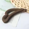 Acessório de Cabelo Coreano Prendedor de Cabelo Torcido Grande em Formato de Coração Estilo Japonês e Coreano Prendedor de Banana de Acrílico Prendedor Vertical Grampo de Cabelo Prendedor de Rabo de Cavalo