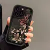 Efecto de pintura al óleo estilo retro, diseño floral grande, funda de teléfono Apple 17, iPhone 18 Pro Max, funda de teléfono mate amigable con la piel