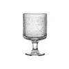 Copos de vidro retro estilo ins, de haste curta e altos, alto valor estético, adequados para suco, bebidas leves e licor
