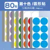 Adesivo Redondo Grande de 10cm Ponto Post-it Adesivo para Roupas Etiqueta Adesiva 10cm Adesivo de Peito Adesivo de Braço Nome