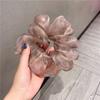 Lazo para el Cabello de Intestino Grueso de Organza Perlada Nuevo Lazo para el Cabello de Malla Grande para Mujer Estilo Ins Diadema Simple Estilo Coreano