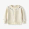 2026 Nuevo Suéter Chaqueta Fina de Estilo Coreano para Primavera y Otoño para Niñas, Cárdigan de Punto de Algodón Puro para Bebés