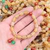 Pulsera de Hebilla de Paz de Seda Dorada Natural de Explosiones de Bienestar Pulsera de Cuentas de Barril Violeta Pulsera de Jade Antiguo