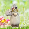 Amazon Conejo de Pascua 2026 Nuevo Peluche Muñeco Gnomo Muñeco sin Rostro Adorno Decoración del Hogar