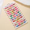 Amazon Especializada em Conjuntos de Pulseiras Coloridas Trançadas, Acessórios Doces de Argila Polimérica, Cores Contrastantes, Pulseiras Divertidas e Fofas para Atacado