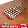 Estante de Almacenamiento de Acero Inoxidable, Estante con Carga para Acuario, Base Elevada, Estante para Macetas Doméstico, Estante Inferior de Pie, Estante de Alta Resistencia