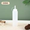Frasco plástico para molho squeeze de qualidade alimentar frasco squeeze para salada ketchup frasco para temperos de cozinha quantidade negociável pote para temperos ponto