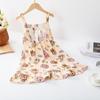 Pijama Infantil 2025 Verão Algodão Bolha Fino Princesa Crianças Maiores Roupa de Casa Pijama de Alcinha Infantil