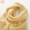 Cachecol Tricotado de Lã 95% e Caxemira 5% Escovado Outono e Inverno Unissex Estilo Coreano Retangular Casual Versátil