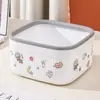 Lixeira Pequena e Fofa para Mesa de Escritório para Lanches e Papel de Desperdício, Cesto de Armazenamento de Cabeceira para Sala de Estar e Dormitório, Mini Tendência
