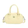 Bolso de Mano Nuevo de Bolos para Mujer Primavera 2026, Bolso Cruzado de Hombro de Moda Tendencia, Bolso Almohada Texturizado para Viajes Diarios