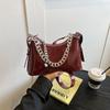 Verano Simple Moda Casual Bolso Pequeño Bolso Cuadrado Pequeño de Cadena Fresco para Mujer 2025 Nuevo Estilo Nicho Bolso de Hombro
