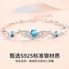 Pulsera de alas de ángel para mujer, pulsera de plata de ley 925, diseño de nicho de Ins, joya de mano de influencer, regalo de moda para amigas estudiantes