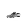 Medias Zapatillas Cerradas Tejidas Caladas para Mujer, Uso Exterior de Verano, Suela Plana con Aumento Oculto de Altura, Color Plateado, Sin Dedos Expuestos, Tacto de Alta Gama, Adecuadas para Combinar con Vestidos