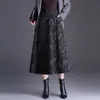 Elegante y estiloso faldón de mujer con cintura elástica, nueva colección otoño 2026, versátil y rejuvenecedor, falda amplia de línea A