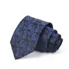 Gravata Masculina para Negócios, Banquete, Uso Casual, Gravata de Luxo, Estampa Jacquard de Seda Poliéster, Logo Bordado, Atacado Personalizado