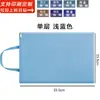 Bolsa de Documentos Portátil A4 para Estudiantes Bolsa para Guardar Exámenes Bolsa para Materiales de Reunión Bolsa con Cremallera de Doble Capa Logo Imprimible