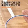 Tapete de Mesa Plástico Transparente Impermeável Toalha de Mesa PVC Retangular Cortável Tapete de Proteção de Superfície de Mesa Vidro Macio