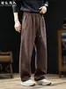 "Estilo Moray Old Money" Pantalones Casuales Retro Holgados para Hombre Otoño 2026 Pierna Recta Suelta Pantalones Largos Versátiles para el Trabajo