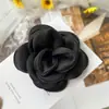 Accesorios de Flor de 6.5cm Estilo Coreano Color Sólido DIY Hecho a Mano Tela Flor con Borde Horneado Accesorios para el Cabello Broche Zapato Ropa