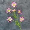 Nova Flor Artificial de Girassol com 6 Cabeças para Decoração de Casa e Hotel, Arranjo de Cena de Casamento, Ornamentos de Flores Artificiais Atacado Transfronteiriço