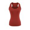 567-25 Primavera Nuevo Estilo Europeo y Americano Chica Influencer INS Chaleco Deportivo Delgado Forma de U Cuello U Forma de I