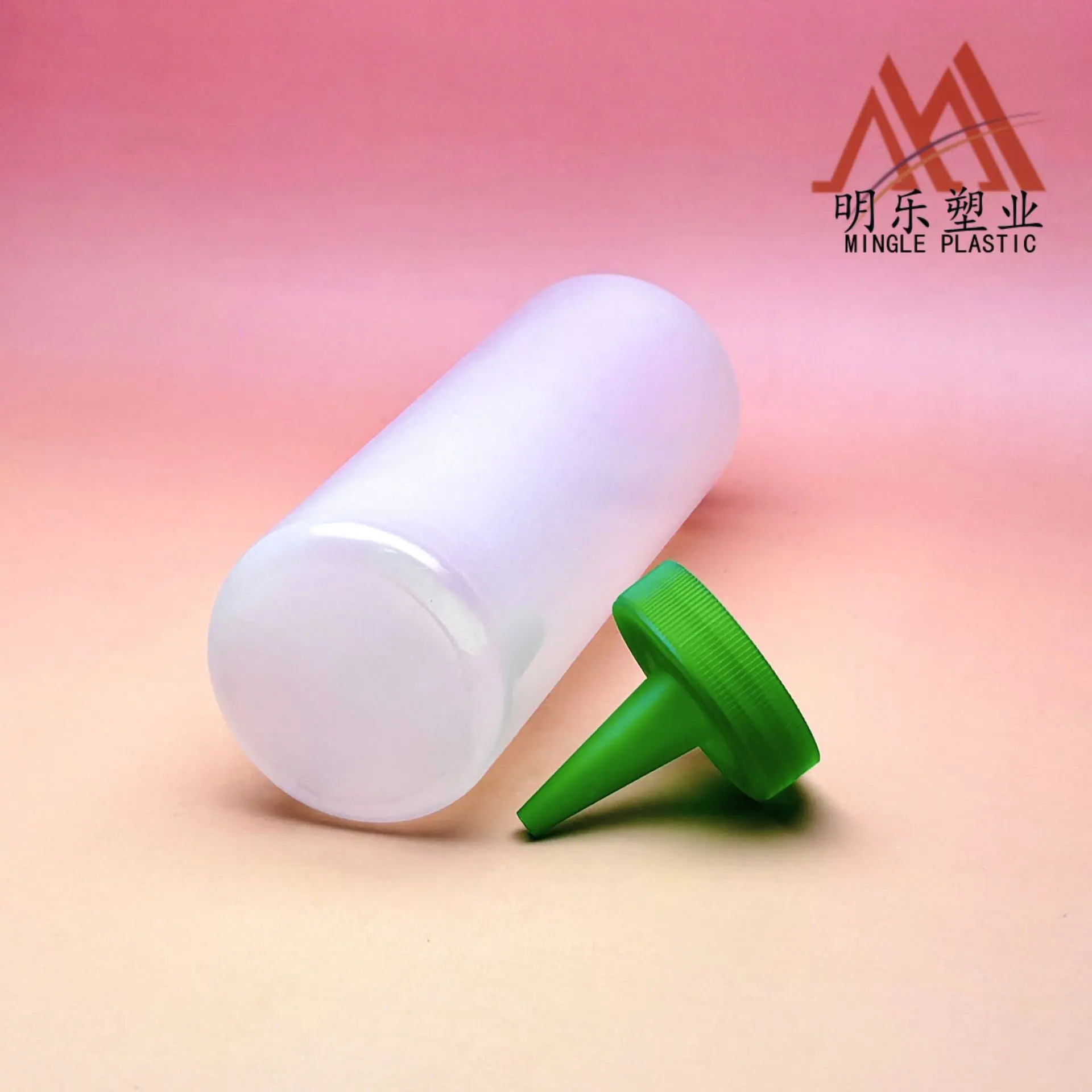 250-300ML直筒圆广口LDPE尖嘴瓶(38-400)-