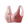 Hermoso sujetador sin espalda con abertura frontal y hebilla para lactancia, ajustable, push-up, sin aros, de encaje para primavera y verano, ropa interior de talla grande sin marcas.