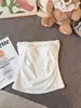 Top Tubinho Sem Mangas para Meninas Quentes com Bojos Embutidos, Adequado para Usar como Camada Base ou Peça Externa, Modelagem Justa com Toque de Luxo