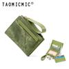 Cartera corta transfronteriza para mujer Yue Qian Kai moda ins color de contraste 20% de descuento pulsera de mano billetera multi-tarjeta al por mayor