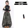 Ropa de hip-hop para niñas de jazz, atuendos de baile modernos y geniales para espectáculos infantiles, disfraces de moda para actuaciones callejeras de niñas
