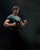 Camiseta Deportiva Ajustada para Hombre Gym-Shark Fitness Manga Corta Running Entrenamiento Secado Rápido Baloncesto Exclusiva Transfronteriza