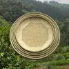 Envío gratis, tamiz de arroz perforado tejido completamente a mano, tamiz de bambú, tapete de bambú, canasta de bambú, colador para secar productos, tapete para dumplings, tapete para hierbas