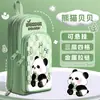 [Venta de Liquidación] Estuche de gran capacidad, bolsa de papelería multifuncional, estuche diseñado como una mochila escolar para estudiantes de primaria