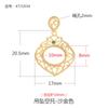 Pingente de Prata de Lei 925 Suporte Vazio Feminino Xiangyun Design Estilo Chinês Colar Suporte Vazio DIY Cera de Abelha Jade Hetian Acessórios de Suporte Vazio