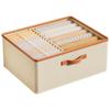 Caja de Almacenamiento para Uso Doméstico, Organizador Plegable de Tela para Ropa Interior en el Armario, Cesta de Almacenamiento de Gran Capacidad para Ropa