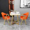 Juego de mesa y sillas de negociación para salas de recepción, oficinas, oficinas de ventas, cafeterías, teterías y pequeñas mesas de comedor en casa