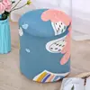 Kit de Materiales DIY para Lata de Leche en Polvo, Funda Casera para Sofá, Funda para Taburete, Cuadrada Moderna para Cambiar Zapatos, Patrón Simple de Dibujos Animados