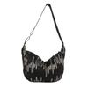 Bolsa Bordada de Gran Capacidad para Mujer 2024 Verano Nuevo Ligera Simple Bolsa de Bollo Estilo Fresco Bordado Hilo Hombro Cruzado