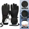 [Personalizado] Guantes de esquí para mujer en invierno, cálidos con forro polar, engrosados, impermeables, antideslizantes, guantes de ciclismo con pantalla táctil