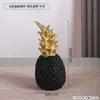 Estilo nórdico INS tridimensional dourado abacaxi decoração luz de luxo casa sala de estar entrada Modelo Quarto artesanato de resina macia