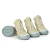 Venta directa de fábrica: Zapatos para perros antideslizantes, resistentes al desgaste, de Flyknit, con correas de velcro ajustables, adecuados para actividades al aire libre; Disponible ahora