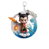 Producto Caliente Transfronterizo Llavero de Dibujos Animados Nezha Regalo de Acrílico de Anime Bolsa de Regalo Colgante Periférico Regalo para el Día de la Mujer