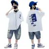 Ropa para niños, traje de verano de manga corta para niños, atractivo, novedad de 2024, para niños de talla mediana y grande, tendencia de verano fina.