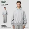 Moletom Masculino Ckx Estilo Americano High Street Marca Tendência Masculina com Toque Premium, Caimento Quadrado, Gola Alta, Patchwork, Bolsos com Zíper e Forro de Lã.