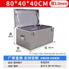 Caja de Herramientas Grande de Hierro Hardware Placa de Acero Inoxidable Caja para Llevar con Cerradura Caja de Almacenamiento Almacenamiento Coche Caja Vacía